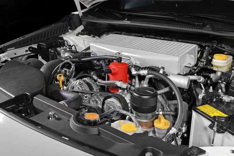 Subaru WRX Air Oil Separator - Perrin Performance - Red - `22-`24 Subaru WRX Air Oil Separator - Perrin Performance - Red - `22-`24